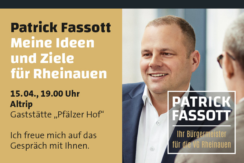 Kampagne Patrick Fassott - Anzeige