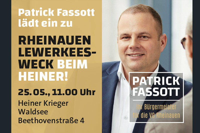 Kampagne Patrick Fassott - Anzeige