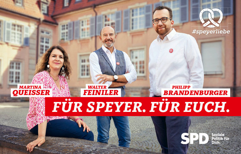 Banner - Kampagne für SPD Speyer Kommunalwahl 2024