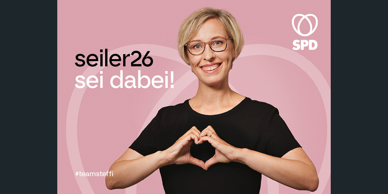 Bildmaterial zur Kampagne für Stefanie Seiler zur OB-Wahl in Speyer 2026