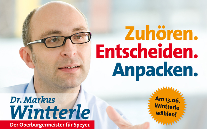 OB-Wahl Speyer 2010 - Kampagne Dr. Markus Wintterle