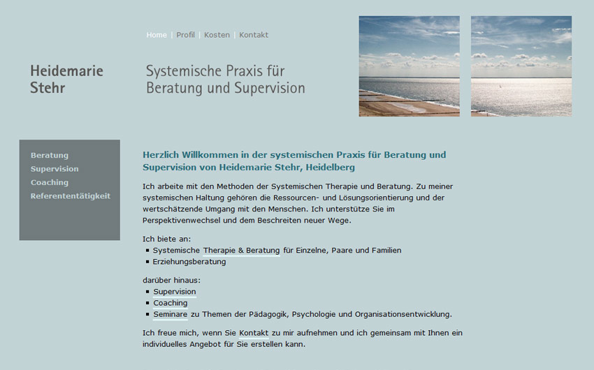 Website Heidemarie Stehr