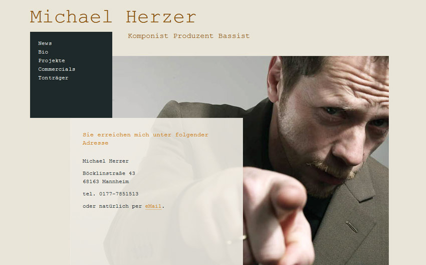 Website Michael Herzer